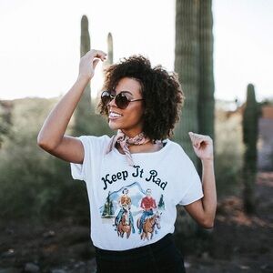 Keep It Rad graphic tshirt
